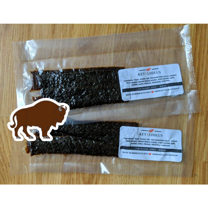 Bison (single) Low Sugar Ground Jerky