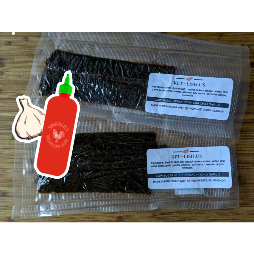 Sriracha (single) Low Sugar Ground Beef Jerky