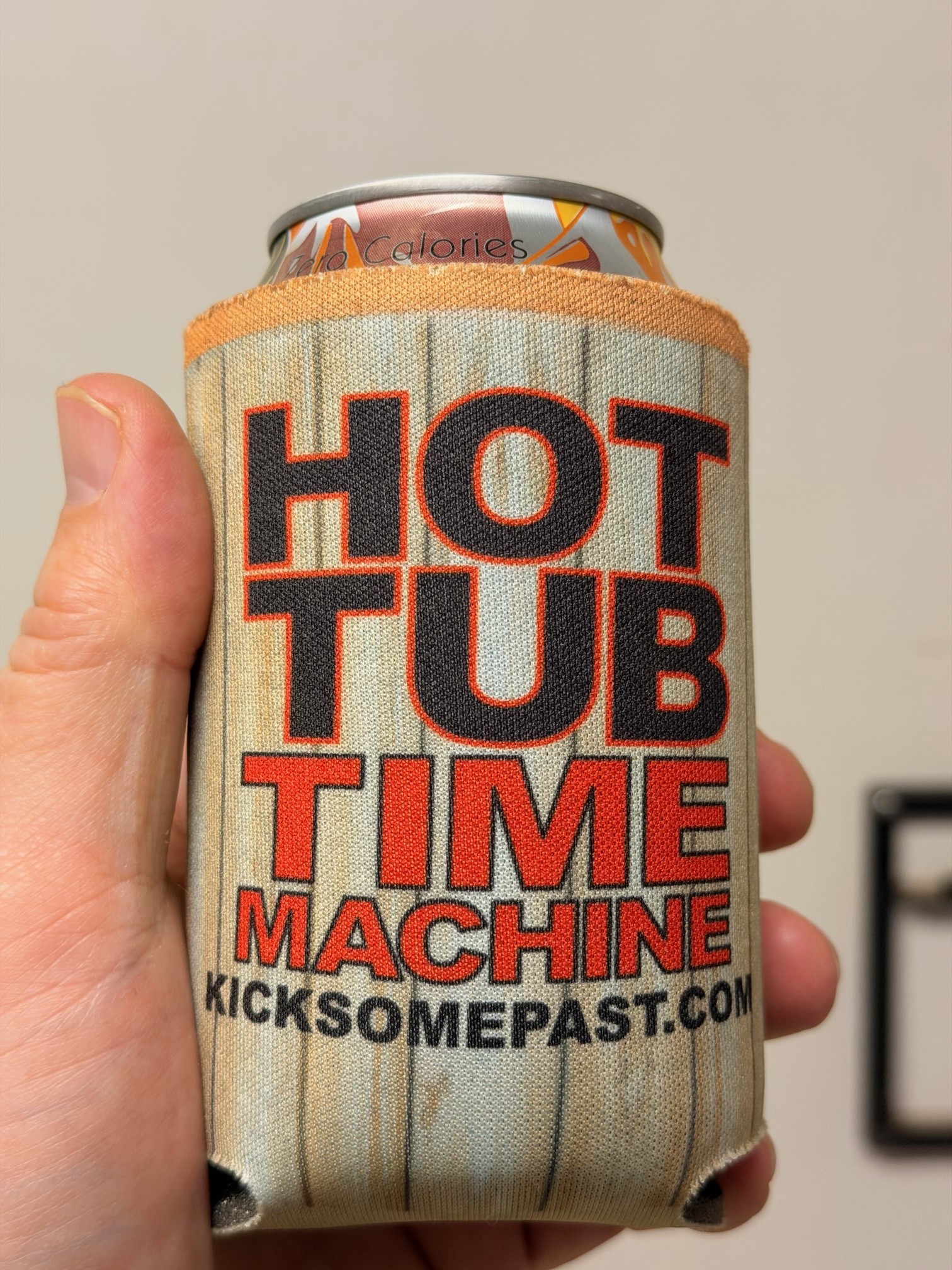 Hot Tub Time Machine Beer Coozy