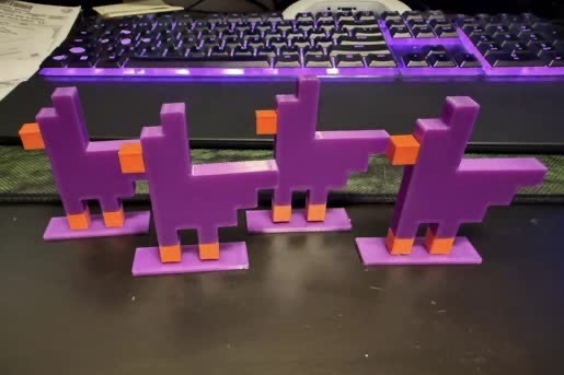8-Bit Nostrich Figurine